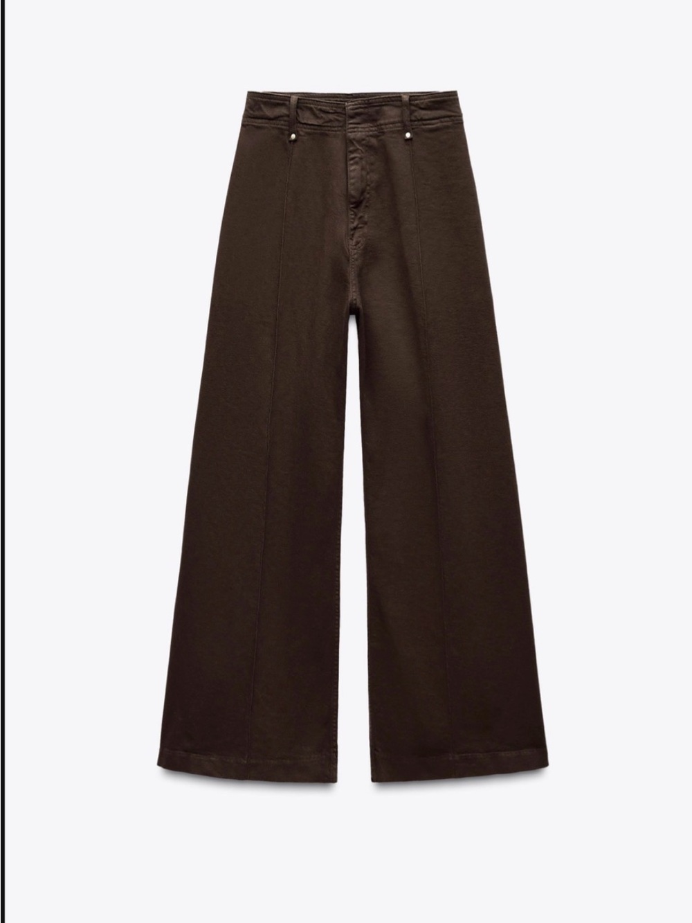Zara high waist wide leg jean